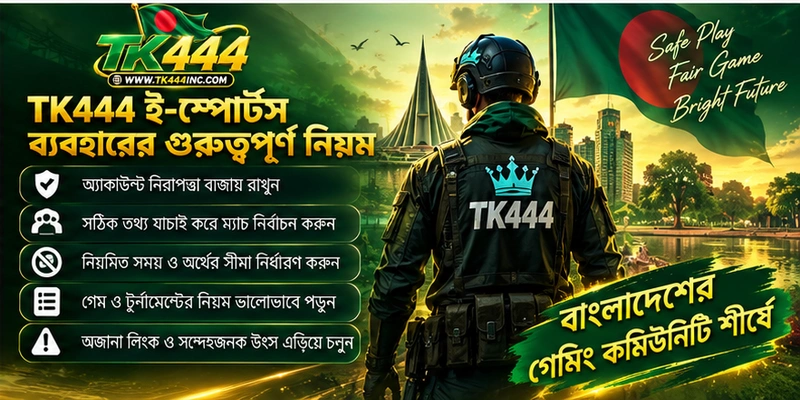 TK444 ই-স্পোর্টস ব্যবহারের গুরুত্বপূর্ণ নিয়ম TK444 ই-স্পোর্টস ব্যবহারের গুরুত্বপূর্ণ নিয়ম