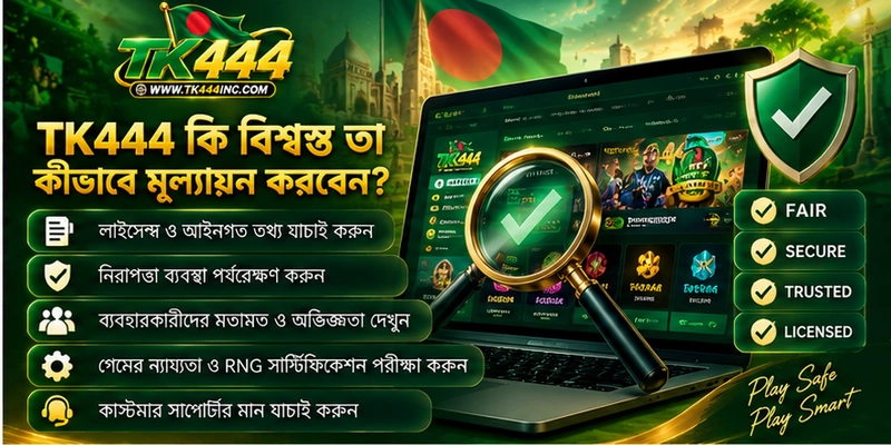TK444 কি বিশ্বস্ত তা কীভাবে মূল্যায়ন করবেন? TK444 কি বিশ্বস্ত তা কীভাবে মূল্যায়ন করবেন?