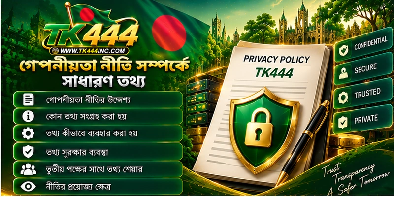গোপনীয়তা নীতি সম্পর্কে সাধারণ তথ্য