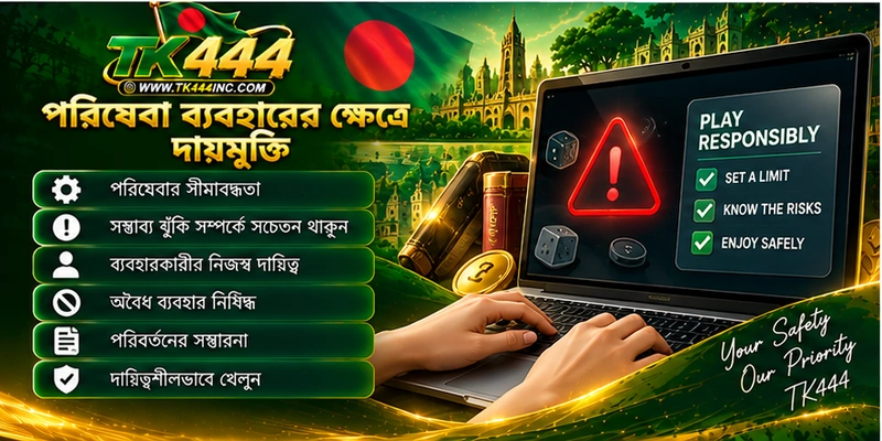 পরিষেবা ব্যবহারের ক্ষেত্রে দায়মুক্তি পরিষেবা ব্যবহারের ক্ষেত্রে দায়মুক্তি