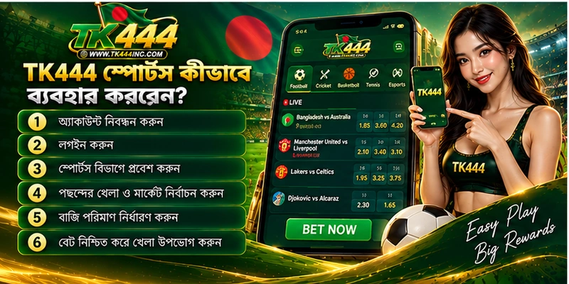 TK444 স্পোর্টস কীভাবে ব্যবহার করবেন?