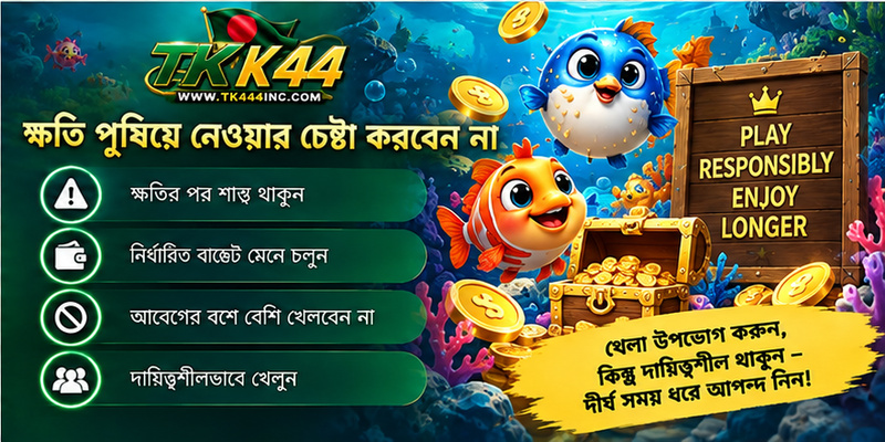 ক্ষতি পুষিয়ে নেওয়ার চেষ্টা করবেন না