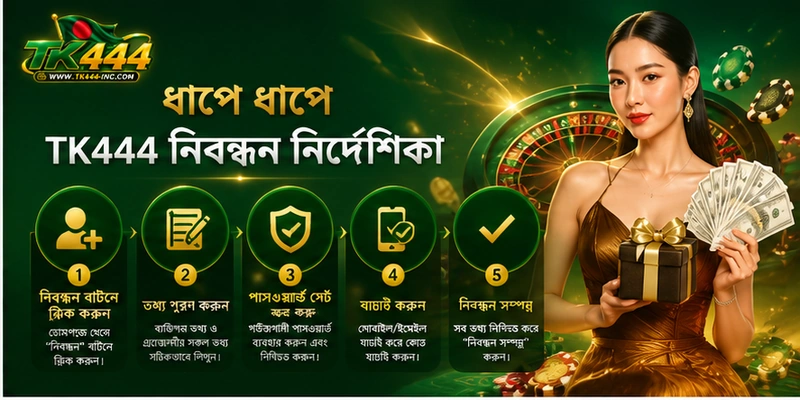 ধাপে ধাপে TK444 নিবন্ধন নির্দেশিকা